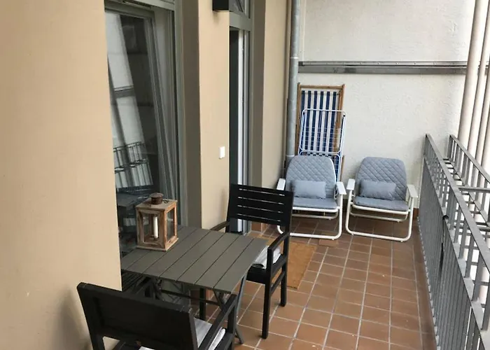 Central, Modern, Mit Grossem Balkon Checkin123 Apartman Wiesbaden